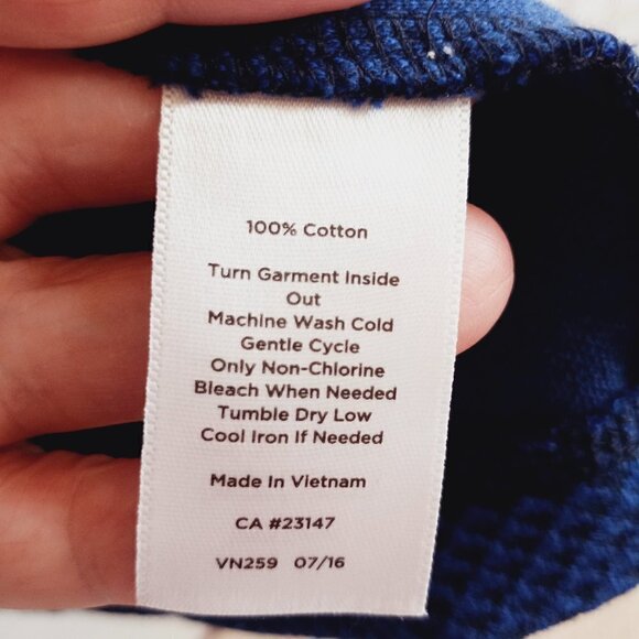 Talbots Jacket Shawl Collar Seaming Detail Half Zip Moto Style Blue Petite Large - Picture 5 of 11